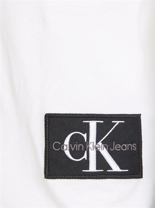 BADGE TURN UP SLEEVE CALVIN KLEIN JEANS | J30J323482/YAF